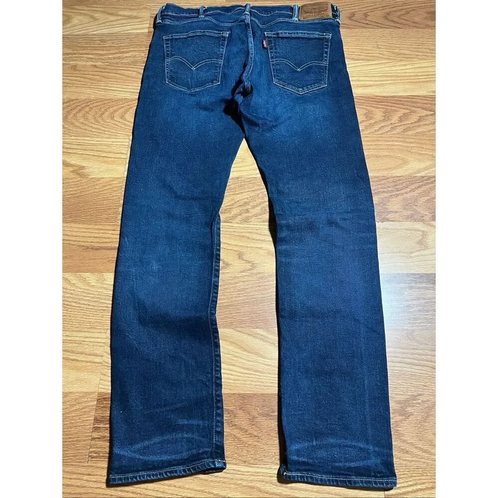 Levi’s Men’s 511 Slim Stretch Selvedge Jeans 38x32 (Actual 34x30)